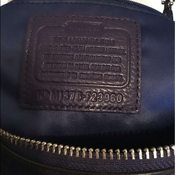 Like new Coach purse. Blue  in color - Picture 2 of 2